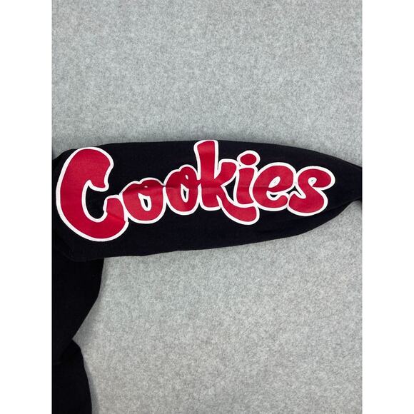 Cookies Shirt Size L Black Long Sleeve Tee Logo Spellout Logo 100% Cotton - Picture 6 of 10